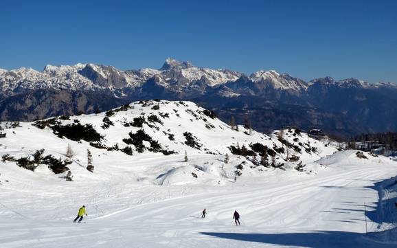 Skiing in the Slovenian Alps