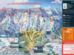 Trail map Bridger Bowl – Bozeman