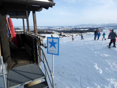 Bavarian Alpine Foreland: orientation within ski resorts – Orientation Schwärzenlifts – Eschach