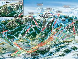 Trail map Snowmass