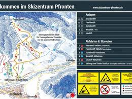 Trail map Skizentrum Pfronten