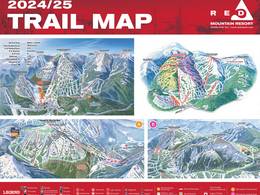 Trail map Red Mountain Resort – Rossland