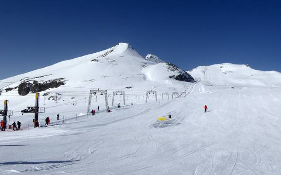 Skiing in Laax