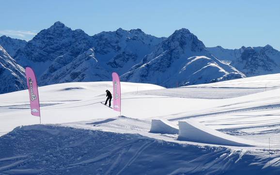 Snow parks Lower Engadine (Unterengadin) – Snow park Scuol – Motta Naluns