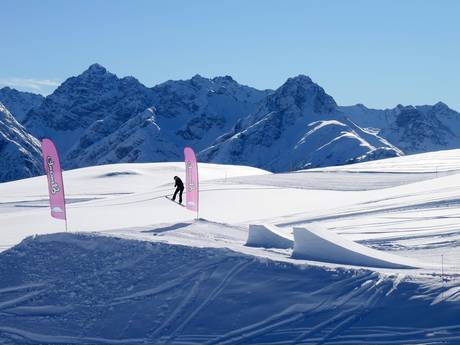 Snow parks Engadine (Engadin) – Snow park Scuol – Motta Naluns