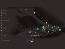 Trail map Vaňkův Kopec