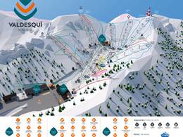 Trail map Valdesquí