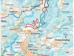 Trail map Solla – Freyung-Geyersberg