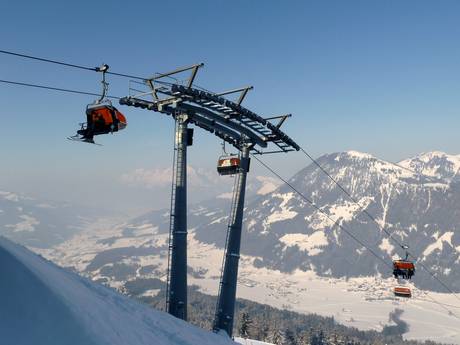 Ski lifts Lofer and Leogang Mountains – Ski lifts Buchensteinwand (Pillersee) – St. Ulrich am Pillersee/St. Jakob in Haus/Hochfilzen