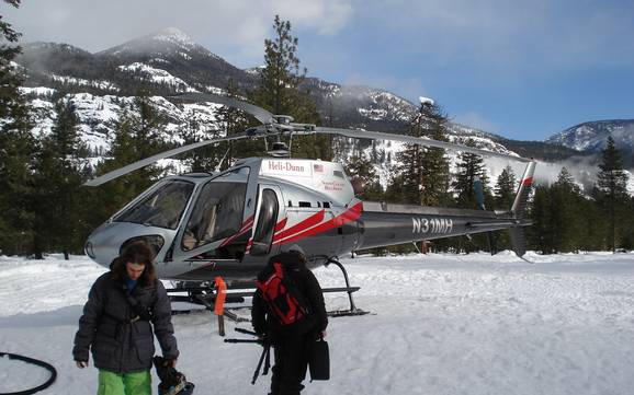 Skiing near Mazama