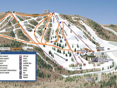 Ski resort near Iron Mountain – skiing near Iron Mountain