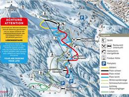 Trail map Schilt – Mollis