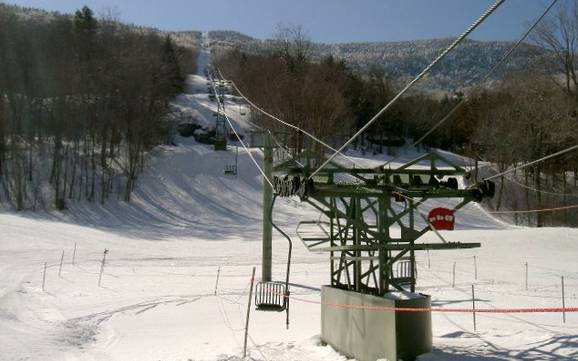 Skiing near Waitsfield