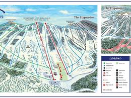 Trail map Mount Timothy