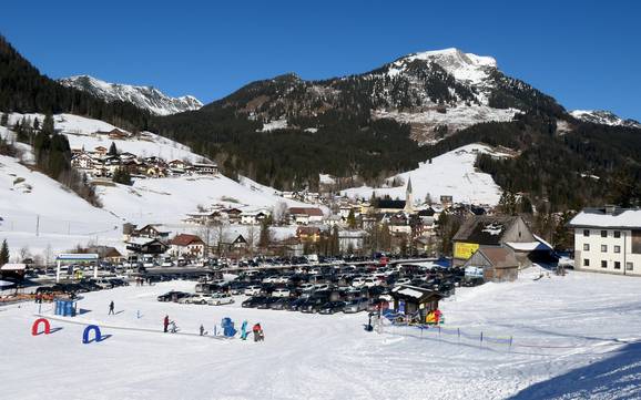 Dachstein-Salzkammergut: access to ski resorts and parking at ski resorts – Access, Parking Dachstein West – Gosau/Russbach/Annaberg Dachstein-Salzkammergut: access to ski resorts and parking at ski resorts – Access, Parking Dachstein West – Gosau/Russbach/Annaberg