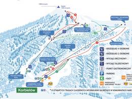 Trail map Pilsko – Korbielów