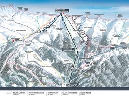 Trail map Kasprowy Wierch – Zakopane