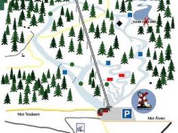 Trail map Persåsbacken