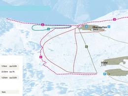 Trail map Mutten