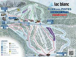 Trail map Lac Blanc