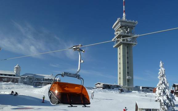 Skiing in the Ore Mountains (Erzgebirge)