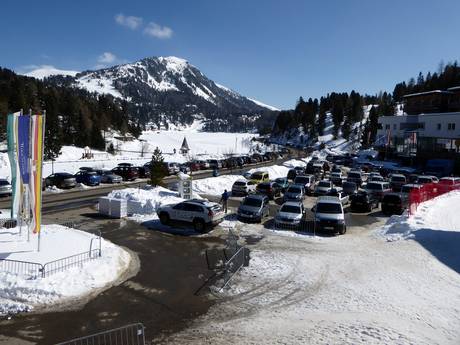 Nockberge: access to ski resorts and parking at ski resorts – Access, Parking Turracher Höhe