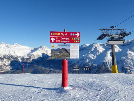 Bernina Range: orientation within ski resorts – Orientation St. Moritz – Corviglia