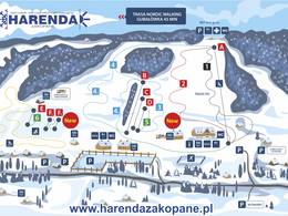 Trail map Harenda