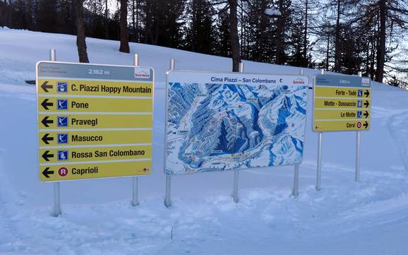 Valdidentro: orientation within ski resorts – Orientation Cima Piazzi/San Colombano – Isolaccia/Oga Valdidentro: orientation within ski resorts – Orientation Cima Piazzi/San Colombano – Isolaccia/Oga