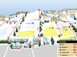 Trail map Snow Trails