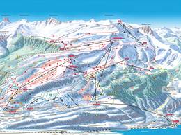 Trail map Flumserberg