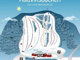 Trail map Källviksbacken – Falun