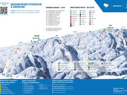 Trail map Mariborsko Pohorje – Maribor