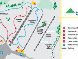 Trail map Kalitos Kalnas – Anykščiai