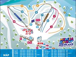 Trail map Rewild Ninja Snow Highland