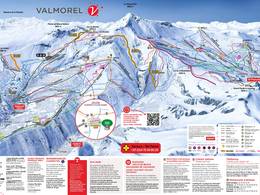 Trail map Le Grand Domaine – Valmorel/Doucy/Celliers/St François Longchamp