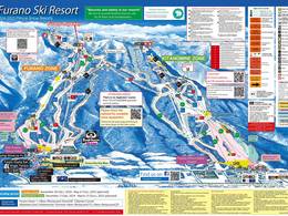 Trail map Furano