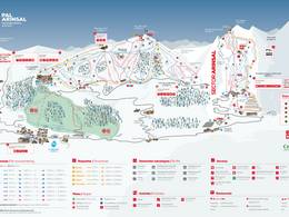 Trail map Pal/Arinsal – La Massana