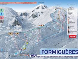 Trail map Formiguères