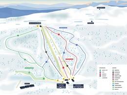 Trail map Kongsberg (Skimore)