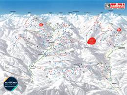 Trail map Saalbach Hinterglemm Leogang Fieberbrunn (Skicircus)