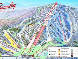 Trail map Bromley Mountain