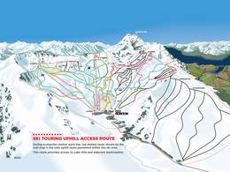 Trail map The Remarkables