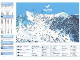 Trail map Chelmos – Kalavrita