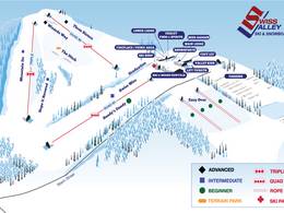 Trail map Swiss Valley