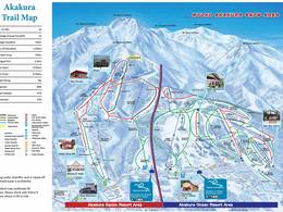 Trail map Myoko Akakura