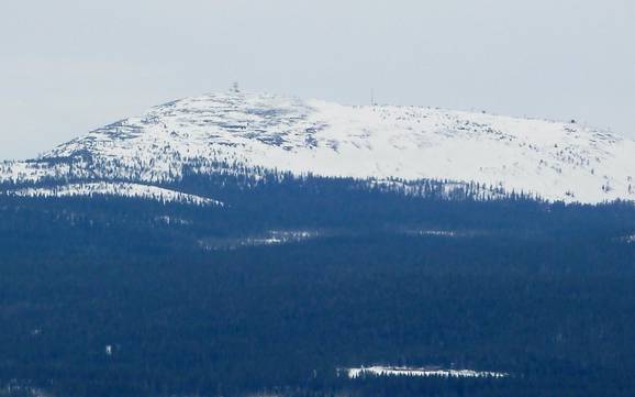 Skiing in Luosto