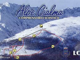 Trail map Alpe Cialma – Locana