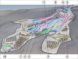 Trail map Chindirchero