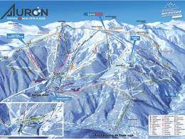 Trail map Auron (Saint-Etienne-de-Tinée)